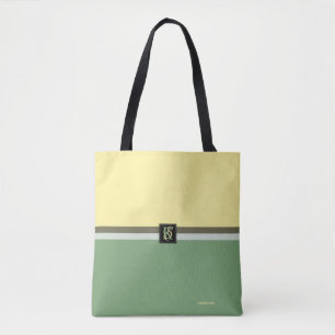 Einfache hellgelbe und sparagfarbene grüne Tone Tasche