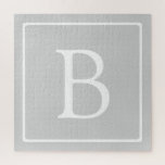 Einfache hellgraue Monogramm<br><div class="desc">Vielen Dank für Ihren Kauf!</div>