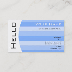 Einfache Hello Visitenkarte