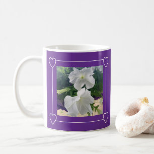 Einfache Herz Rahmen Foto Valentinstag hinzufügen Kaffeetasse