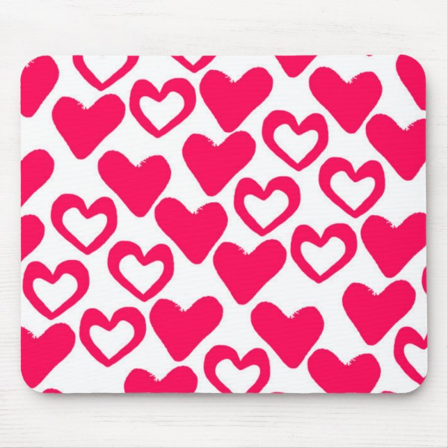 Einfache Herzen 2014 Mousepad (Vorne)