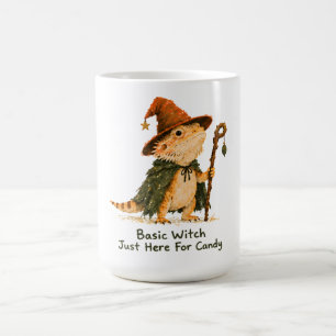 Einfache Hexe, hier nur wegen der Süßigkeiten Bart Kaffeetasse