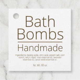 Einfache, hoch entwickelte Bath Bomb Business Hobb Geschenkanhänger