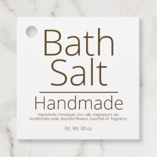 Einfache, hoch entwickelte Bath Salt Business Hobb Geschenkanhänger