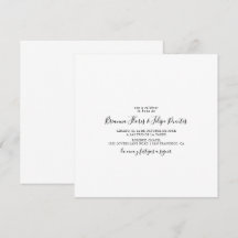 Einfache Hochzeit am spanischen Platz