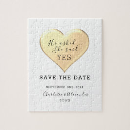 Einfache Hochzeit das Datum speichern