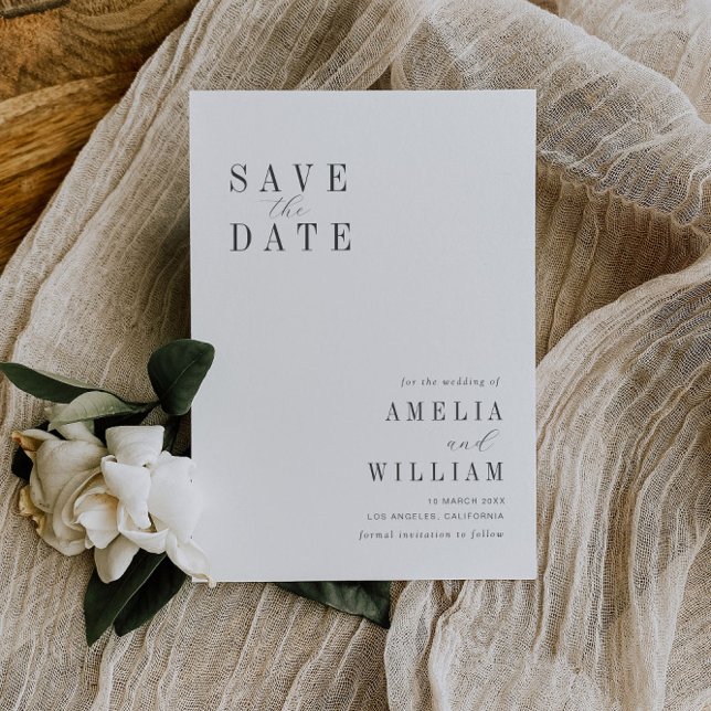 einfache Hochzeit Das Datum speichern Save The Date (Von Creator hochgeladen)