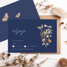 Einfache Hochzeit der blauen Herbst-Wildblumen der