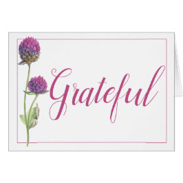 Einfache Hochzeit der Wasserfarbe Amaranth Thistle