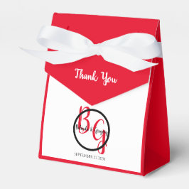 Einfache Hochzeit Personalisierter Initialen Geschenkschachtel