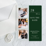 Einfache Hochzeit Speichern Sie das Foto Datum Acryleinladungen<br><div class="desc">Simple Wedding Save The Date Foto Picture Wedding Acrylic Invitations bietet drei Ihrer Lieblings-Fotos mit dem Text "Save the Date" in eleganter,  moderner Schrift-Typografie. Einfach,  modern und elegant für Ihre Hochzeitsfeier. Designed by ©2024 Evco Studio www.zazzle.com/store/evcostudioo</div>
