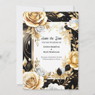 Einfache Hochzeit Speichern Sie die Datumskarte Save The Date