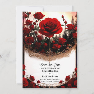 Einfache Hochzeit Speichern Sie die Datumskarte Save The Date