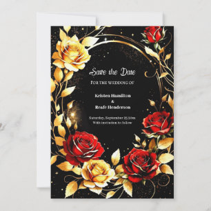 Einfache Hochzeit Speichern Sie die Datumskarte Save The Date