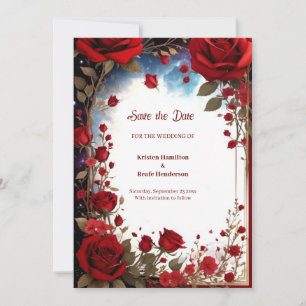 Einfache Hochzeit Speichern Sie die Datumskarte Save The Date