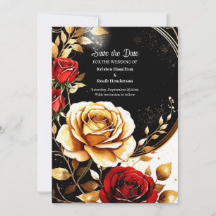 Einfache Hochzeit Speichern Sie die Datumskarte Save The Date