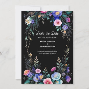 Einfache Hochzeit Speichern Sie die Datumskarte Save The Date
