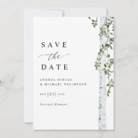 Einfache Hochzeit von Birch Tree