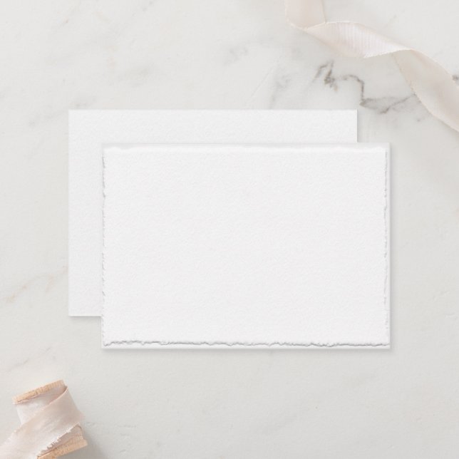 Einfache Hochzeit von Imitaten mit abgeschliffener Platzkarte (Vorderseite/Rückseite Beispiel)