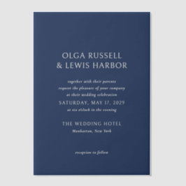 Einfache Hochzeit von Marine und Cream