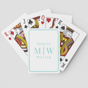 Einfache Hochzeit zweier Anfangsbuchstaben VS DIY- Spielkarten