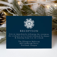 Einfache Hochzeitsempfehlung für Snowflake Marine