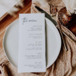 Einfache Hochzeitsempfehlung Party Förmliches Aben Menükarte<br><div class="desc">Unsere Menükarte bietet eine einfache Schriftzeichen - ideal,  um Ihre Gäste bei Ihrer Hochzeit oder Veranstaltung über ihre Speisen zu informieren. Dieser Artikel ist Teil unserer Hochzeitssuite H100,  bitte kaufen Sie unseren Shop für passende Produkte.</div>