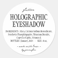 Einfache Holografische Inhaltsstoffe für den Glitz