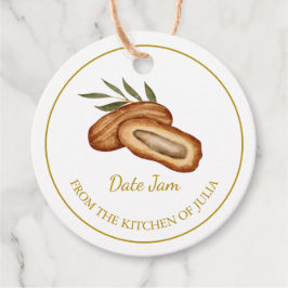 Einfache Homemade Date Jam Hang Tag l White Geschenkanhänger