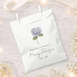 Einfache Hortensien-Samenpackung Beerdigung Geschenktütchen