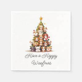 Einfache Hundeweihe Serviette