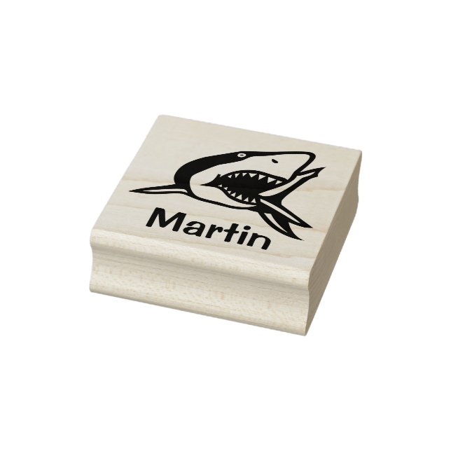 Einfache Icons / Bild - SHARK + Ideen Gummistempel (Stempel)