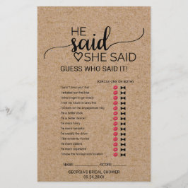 Einfache Imitate Kraft sagte er sagte, sie sagte S