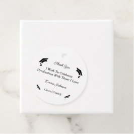 Einfache, individuell auf Schwarz und Weiß abgesti Geschenkanhänger