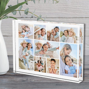 Einfache individuelle Familienstaffage Fotoblock