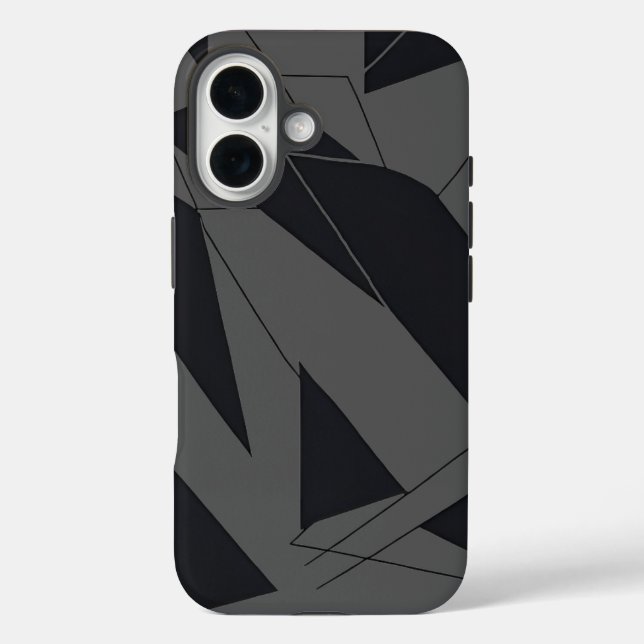 Einfache iPhone 16 Fall Hülle (Rückseite)