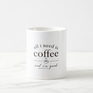 Einfache Kaffe-Zitat-Tasse ☕ Sauberes ästhetisches Kaffeetasse