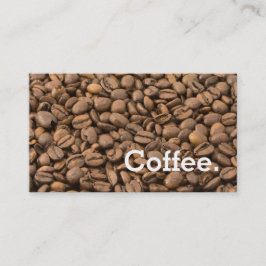 Einfache Kaffeebohne-Loyalitäts-Lochkarte Treuekarte