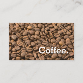 Einfache Kaffeebohne-Loyalitäts-Lochkarte Treuekarte