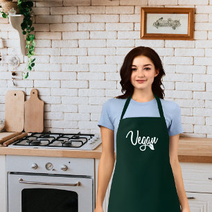 Einfache Kalligraphie Vegan Schürze