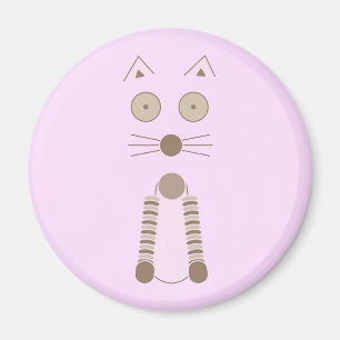 Einfache Katze Magnet