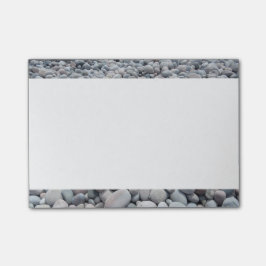 Einfache Kiesel-Steine Post-it Klebezettel