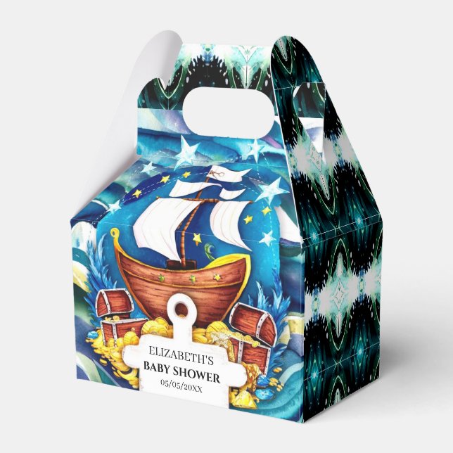 Einfache Kinderdusche nach Maß Geschenkschachtel (Vorderseite)
