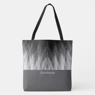 Einfache, klassische Feathers Mit Monogramm Tote B Tasche
