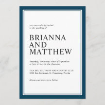 Einfache klassische Hochzeit und weiße Hochzeit