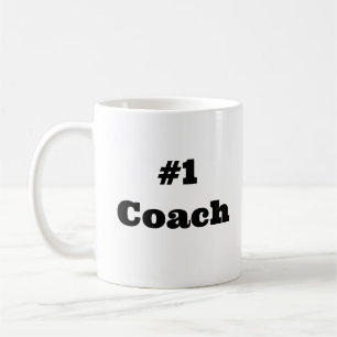 Einfache klassische Minimal-Coach #1 Kaffeetasse