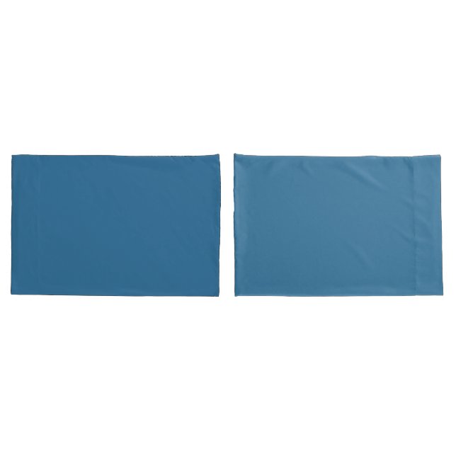 Einfache königsblaue Kissenbezüge  (Rückseite-Set)