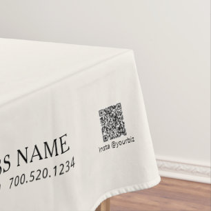 Einfache Kunsthandwerksshow für Ivory-Off-Logos vo Tischdecke