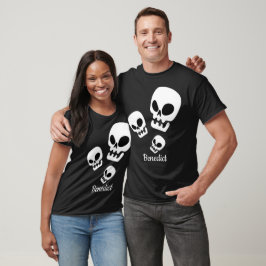 Einfache Kürbisgesicht Halloween Jack-o-Laternen N T-Shirt