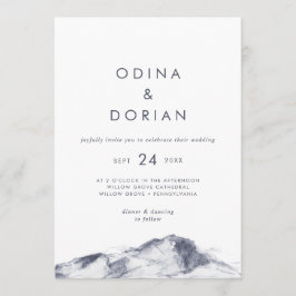 Einfache Lässige Hochzeit Einladung